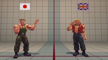 Guile Taunts ~ Ultra Street Fighter IV