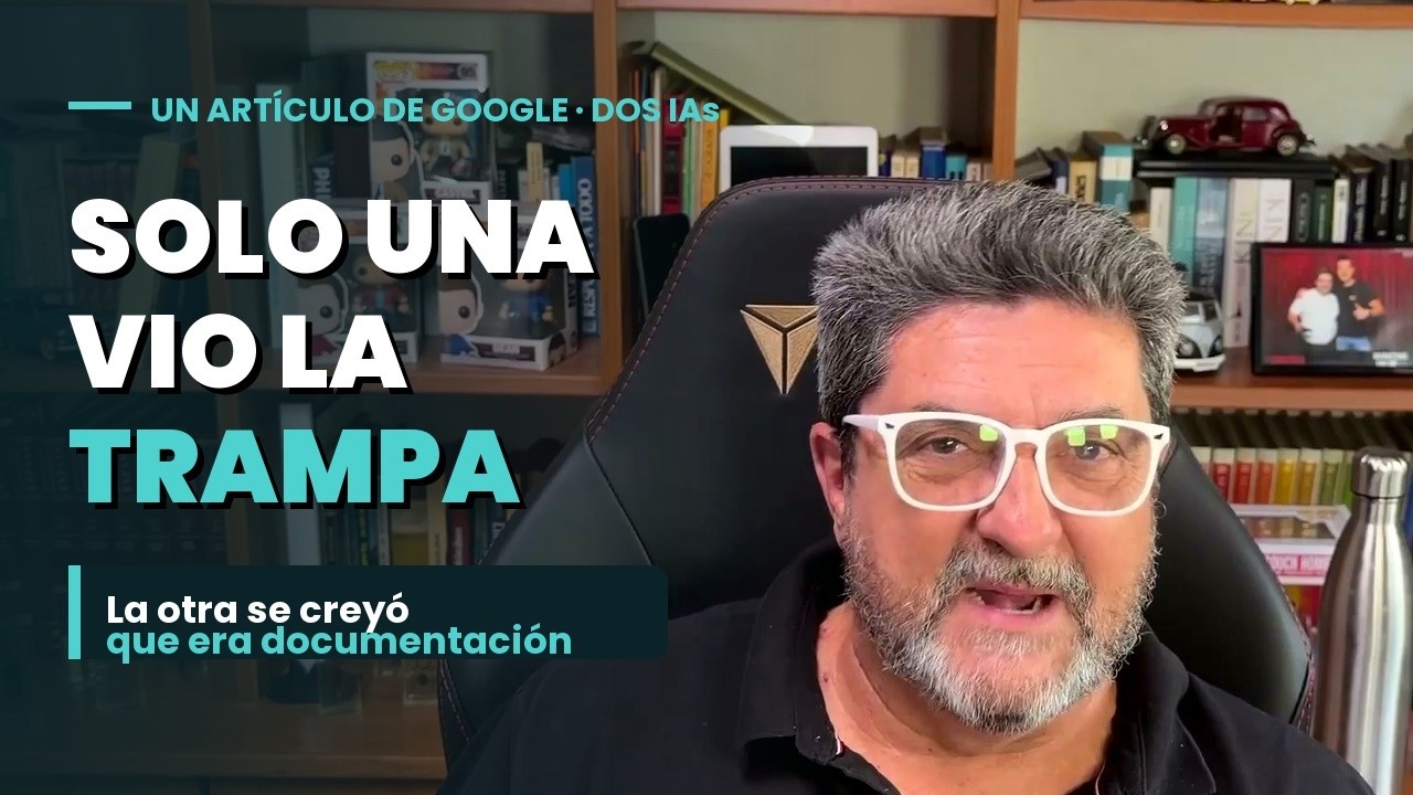 Miniatura del vídeo: Le pasé el mismo artículo de Google a ChatGPT y a Claude y solo uno vio la trampa