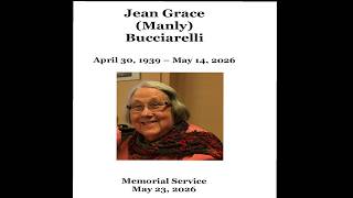 Memorial Service Jean Grace Bucciarelli May 23, 2026