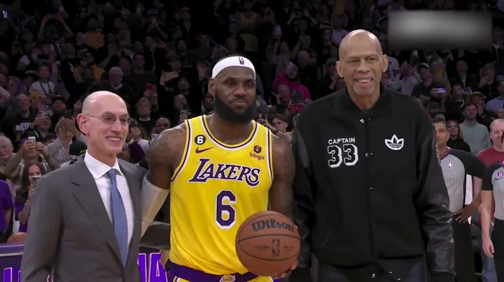 ｜詹姆斯NBA歷史得分王 現場致敬環節｜ - 天天要聞