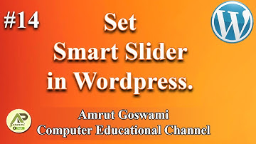 #wordpress Part#14 Smart Slider in Wordpress | In Gujarati | Amrutgiri Goswami