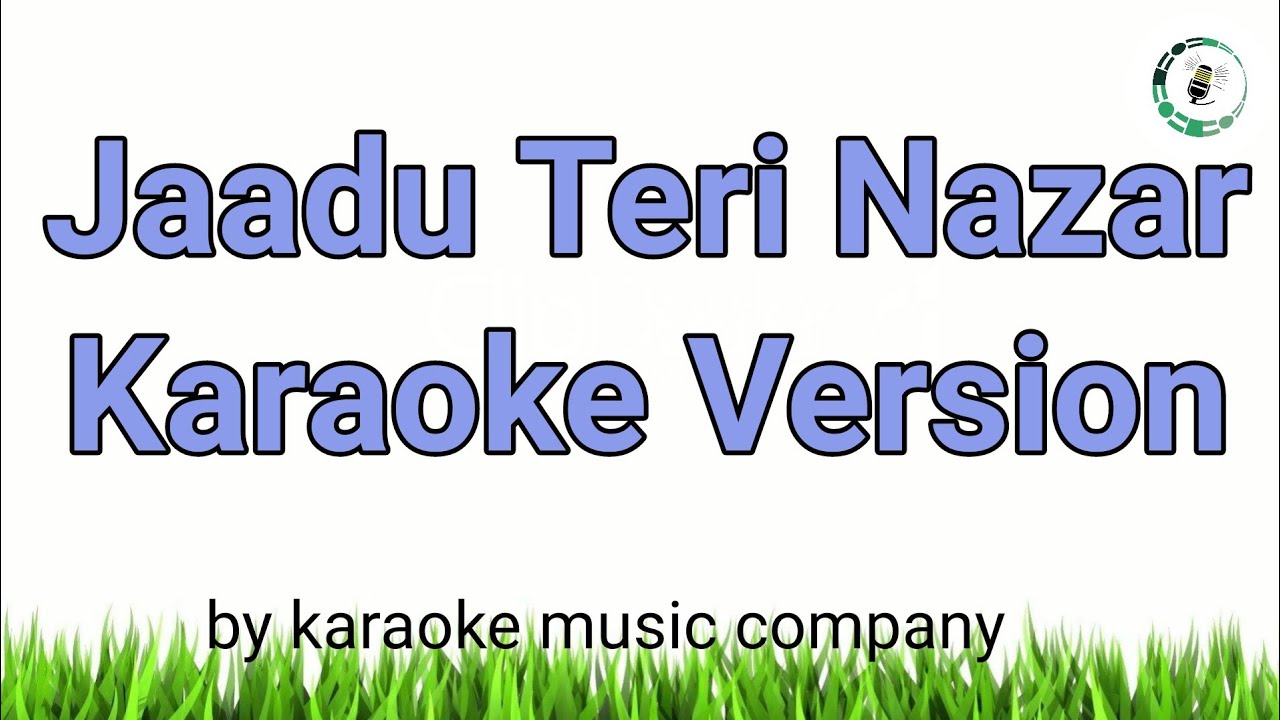 Jaadu Teri Nazar Karaoke Version Darr 1993 Udit Narayan super hit songs