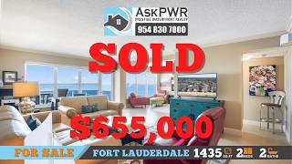 Renovated Oceanfront Condo SOLD for $655,000 | 3500 Galt Ocean Dr Apt 2216