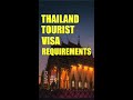 Tourist Visa Requirements for Thailand