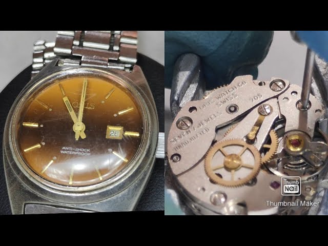 How to repair an Oris watch? disassembly of an Oris 705 movement