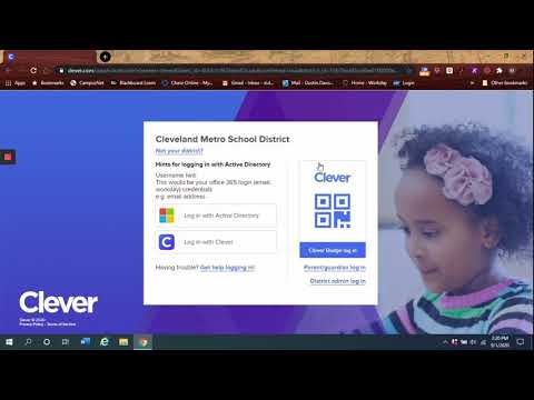 Video 2-- GETTING STARTED-- Signing in/Clever/Schoology-- LAPTOP/DESKTOP