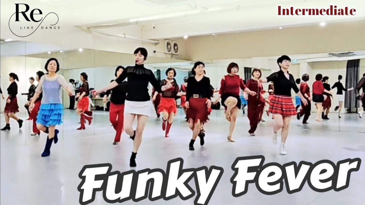 Funky Fever Line Dance || Intermediate || 토요동호회 2.4주 중급반 11시 