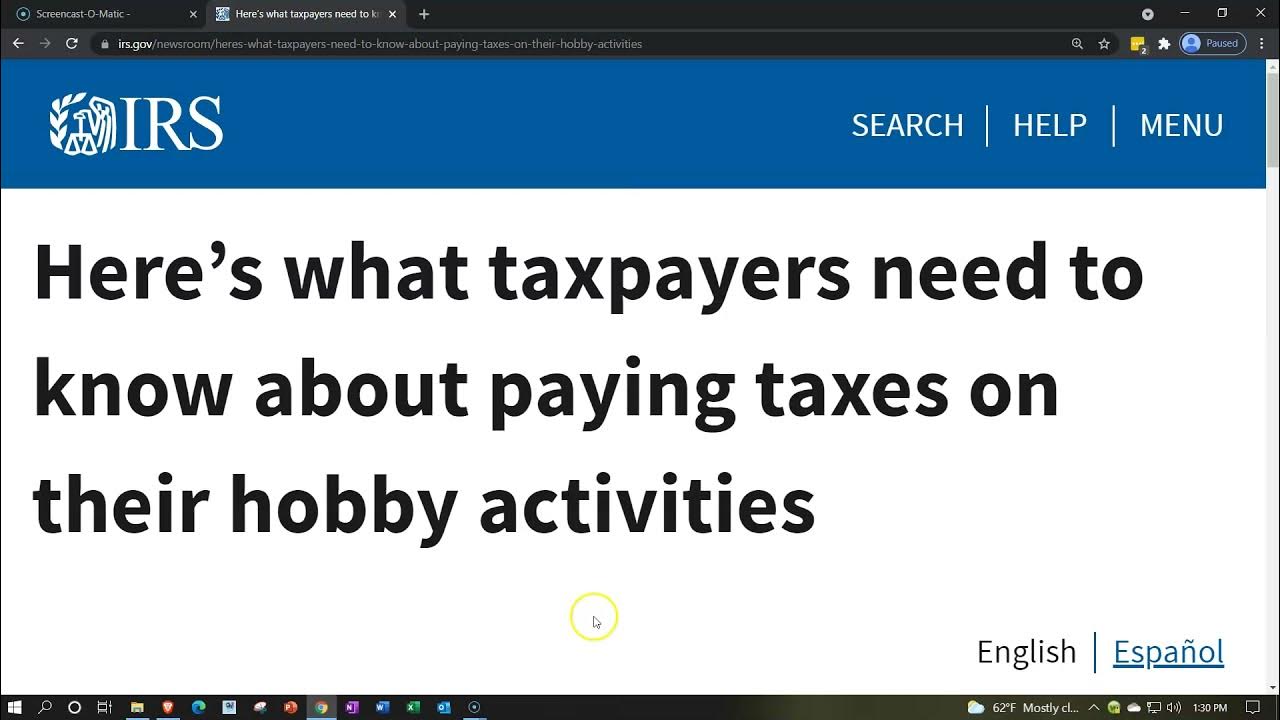 IRS Tax Tip Here’s what taxpayers need to know about paying taxes on