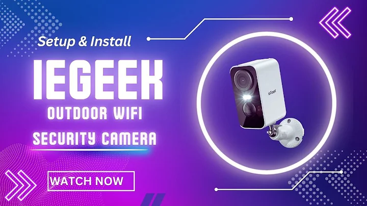 iegeek Outdoor WiFi Security Camera Setup, Installation and Reset Process