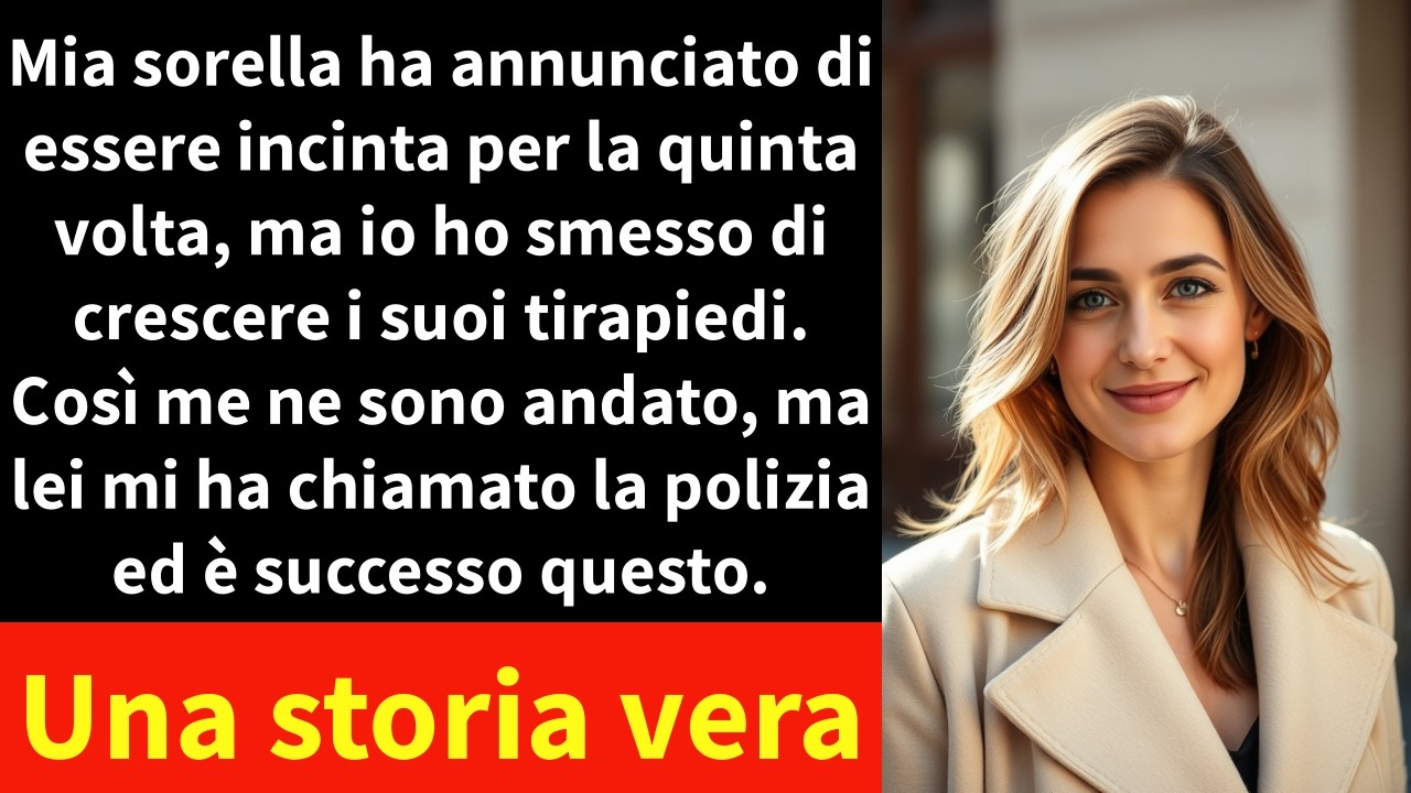 Mia sorella mi ha sorriso mentre annunciava la sua quinta gravidanza e mi ha detto: «Dovrai ridurre il lavoro, avrò più bisogno di te a casa, punto.» Dopo tre anni passati a crescere i suoi...