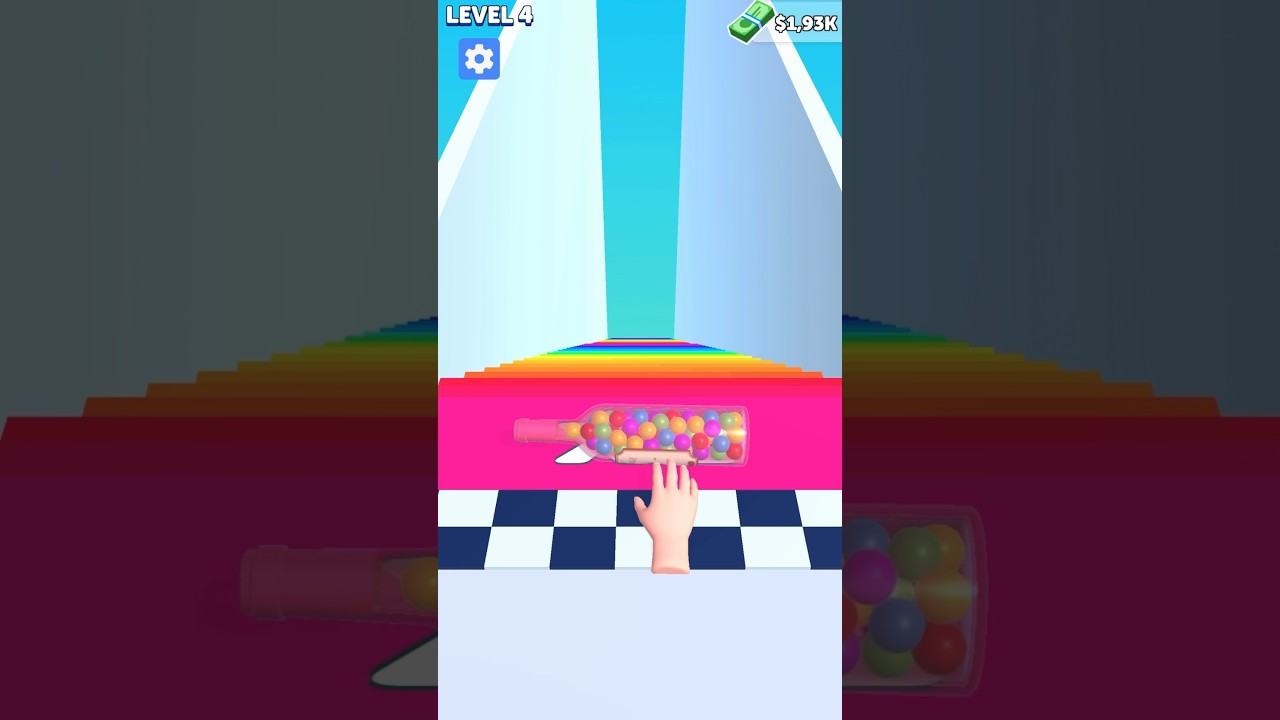 Bottle Runner Gun – испытание с разноцветными бутылками! 🧴✨