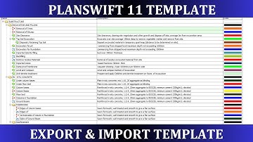 How Export & Import Custom Templates in PlanSwift | Planswift Plugin  | Planswift 11