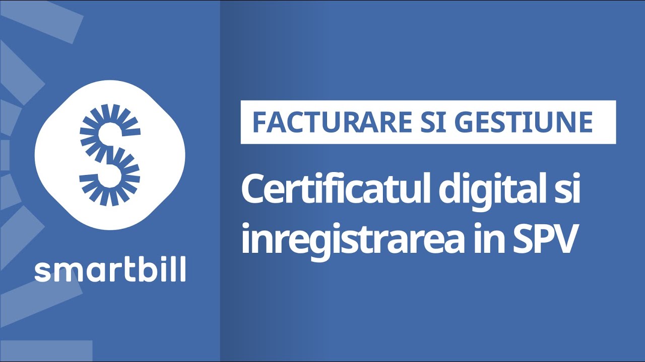 Certificatul digital și înregistrarea la ANAF
