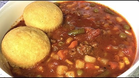 Hearty Vegetable Beef Soup | EASY ONE POT MEAL