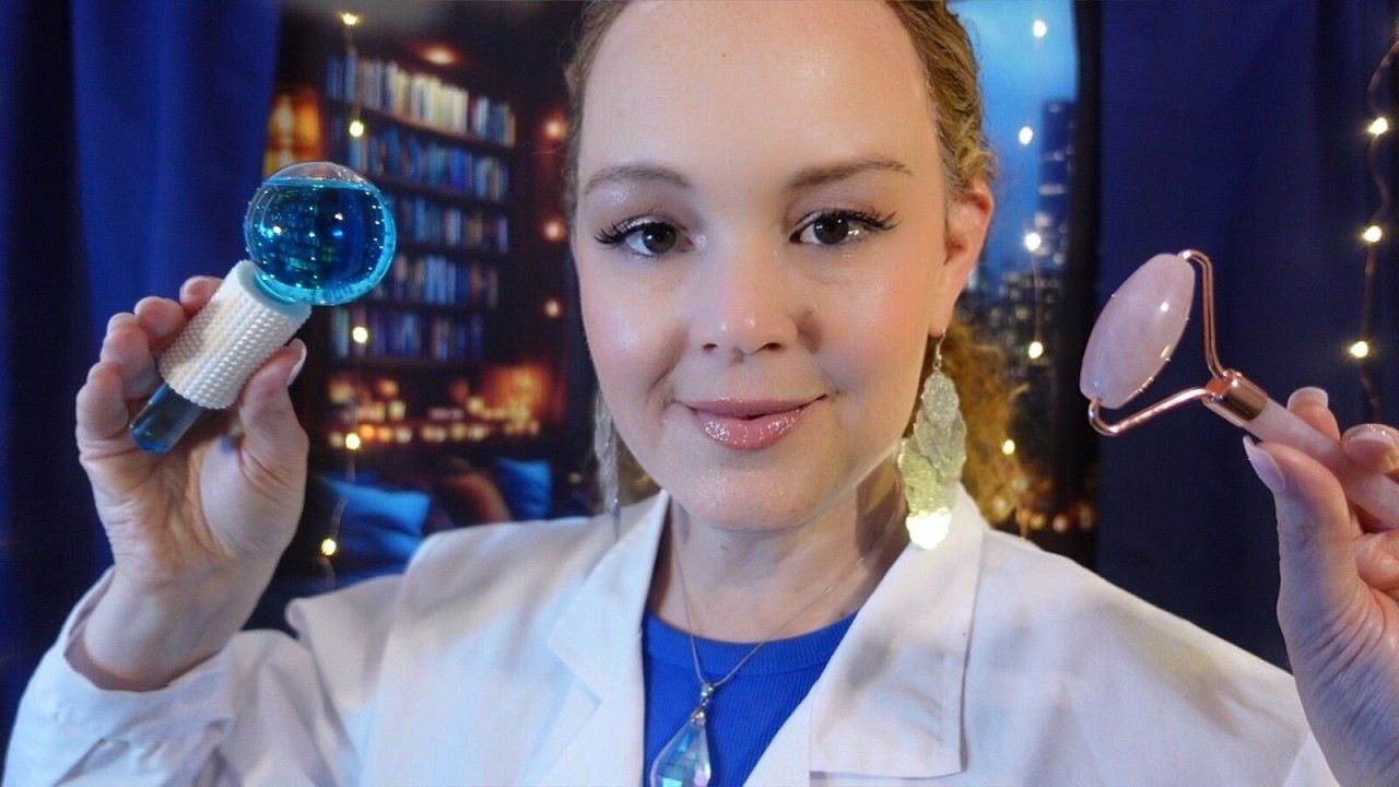 ASMR Whispered Spa Facial 🌙 Glow-Inducing Skincare & Gentle Pampering for Sleep