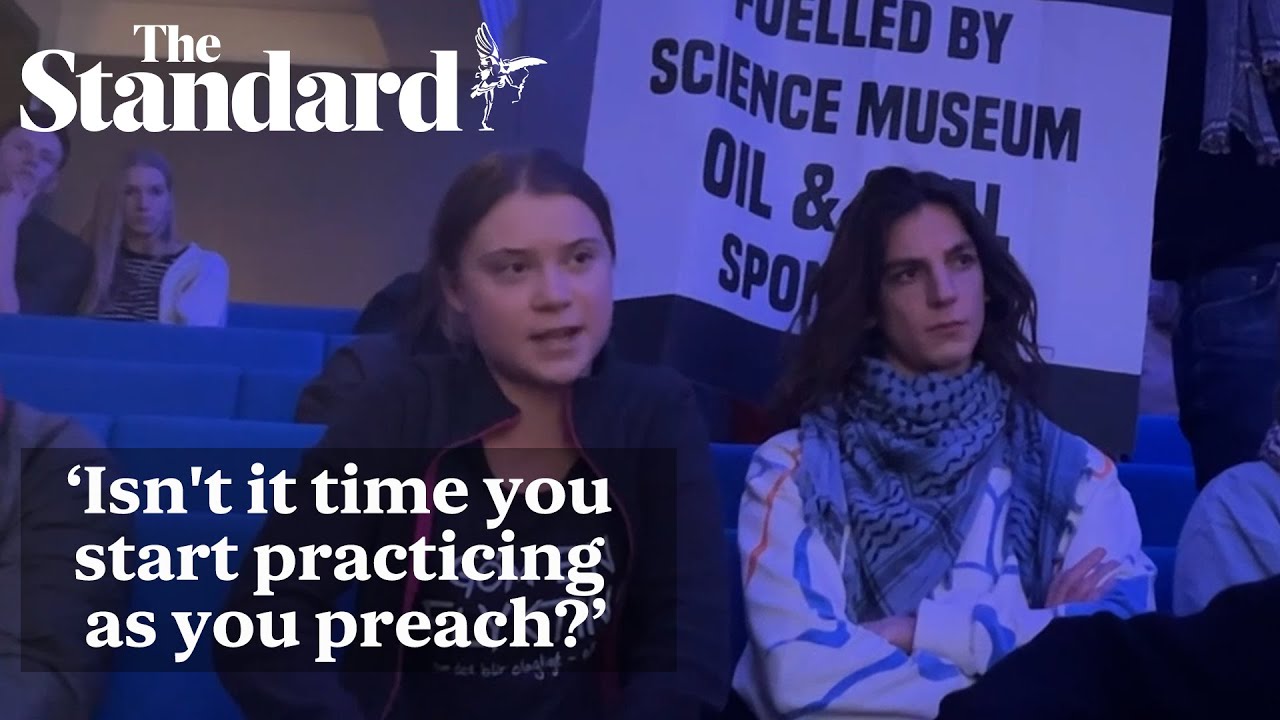 Science Museum event is hijacked by Greta Thunberg and Extinction Rebellion