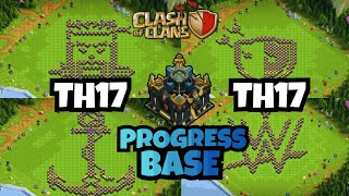 New TH17 progress base 2026 | Best th17 progress base with link | th17 funny base | Clash of Clans