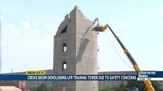 Lincoln Fire and Rescue training tower demolished due to safety concerns