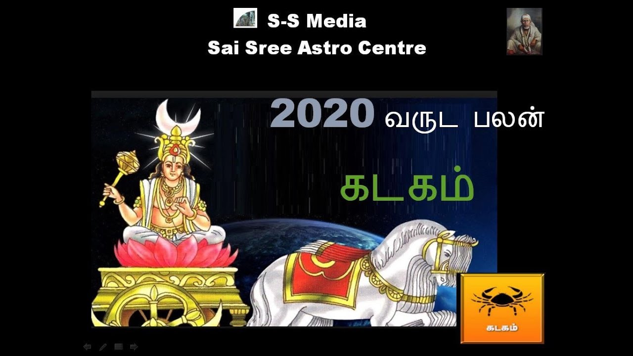 Kadagam Rasi Palan 2020 In Tamil