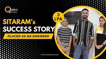 Sitaram Barik’s Journey from ECE Graduate to QA Engineer | QSpiders BTM Success Story | 3 LPA Packag