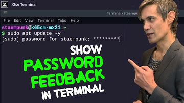 Show Password Feedback in Linux Terminal