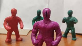 Epic fight claymation| One against all| ClayClaus War Animation