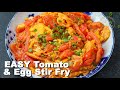 4 Minutes EASY Tomato and Egg Stir Fry 番茄炒蛋 at Home