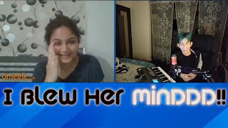 Playing the guessing game with strangers on omegle (piano + beatbox) !! screenshot 5
