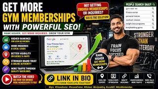 GYM website but not getting enough memberships. #Gym #FitnessCenter #Workout #Bodybuilding #SEO