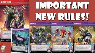Another Huge Transformer TCG Rules Update! (Shockwave, Alpha Trion, Skwywarp)