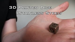 3D Printed Dice Stainless Steel screenshot 4