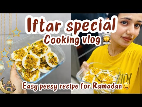 Easy Ramadan recipe👩🏻‍🍳🤤Iftar special cooking vlog😍Ramadan vlogs🌙✨Fahma Looha