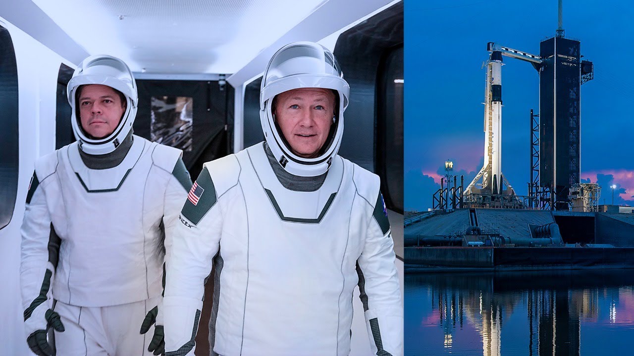 NASA and SpaceX's first manned mission to the International Space Station: Livestream