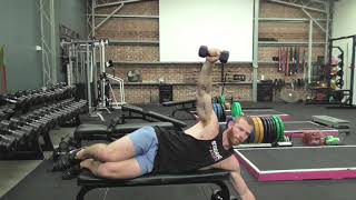 DB Side lying Arc Raise