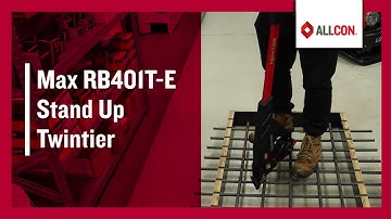 Max RB401T E Stand Up Rebar Tie Gun