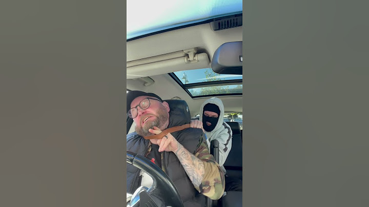 "How to Escape if Someone Attacks from Behind Your Car While You're Wearing a Seatbelt"