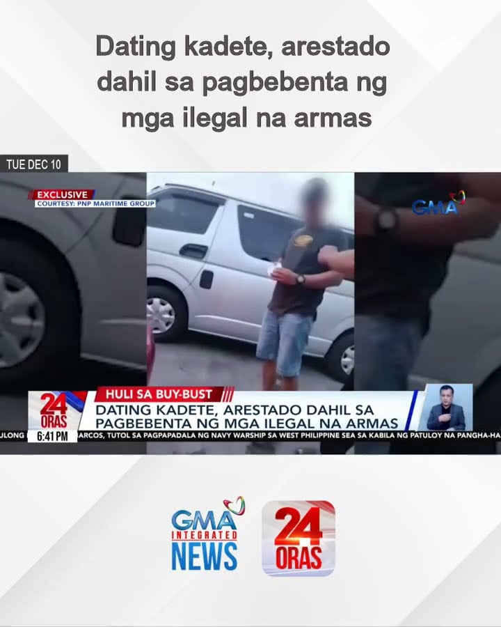 Dating kadete, arestado dahil sa pagbebenta ng mga ilegal na armas | 24 Oras