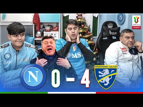 UMILIATI... CHE VERGOGNA! NAPOLI-FROSINONE 0-4 | LIVE REACTION NAPOLETANI