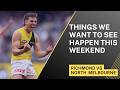 Things we want to see happen this weekend!!! Make changes