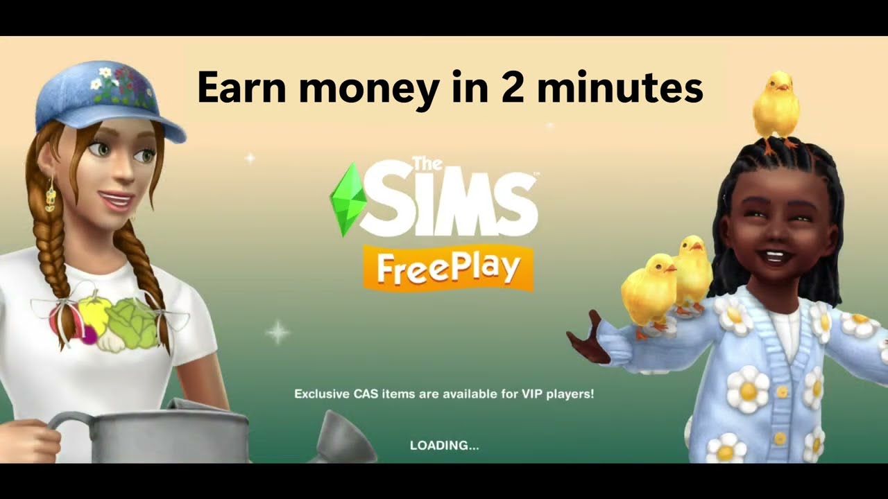 Sims FreePlay - Earn money in 2 minutes - How to gain simoleons with floors and walls
