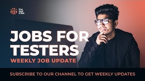 Software Testing Jobs - 27th April |  Automation Tester Vacancies | Curated Job Openings for QAs