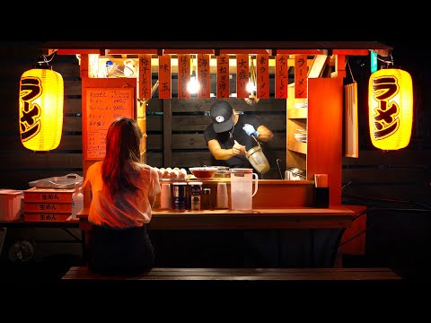 ラーメン屋台 - Ramen Japanese street food - Old style ramen stall 屋台ラーメン 라면 拉面 拉麵 - Tokyo