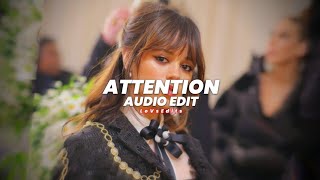 attention - charlie puth (spedup) [edit audio] Resimi