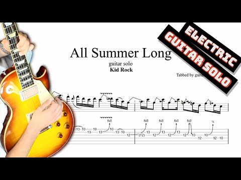 All Summer Long solo TAB - electric guitar solo tabs (Guitar Pro)