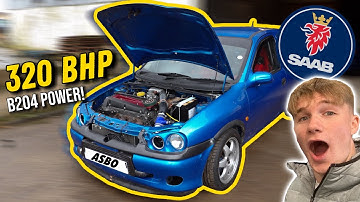THIS 320BHP SAAB POWERED CORSA B IS *MENTAL*
