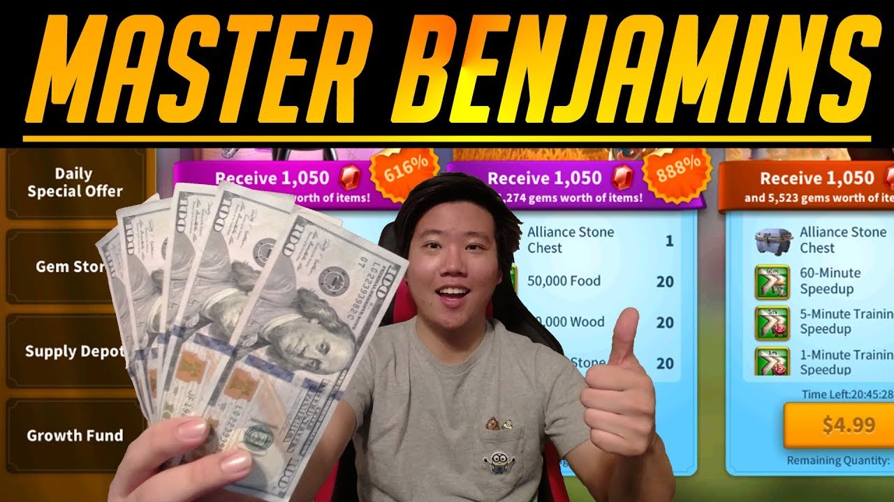 THE MASTER BENJAMIN'S | $770 | Rise of Kingdoms