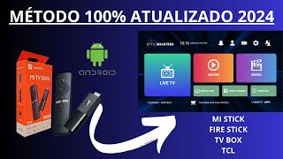 🔴 Como instalar IPTV Smarters PRO, Mi Stick, Fire Stick, Tv Box, TCL, atualizado 2024