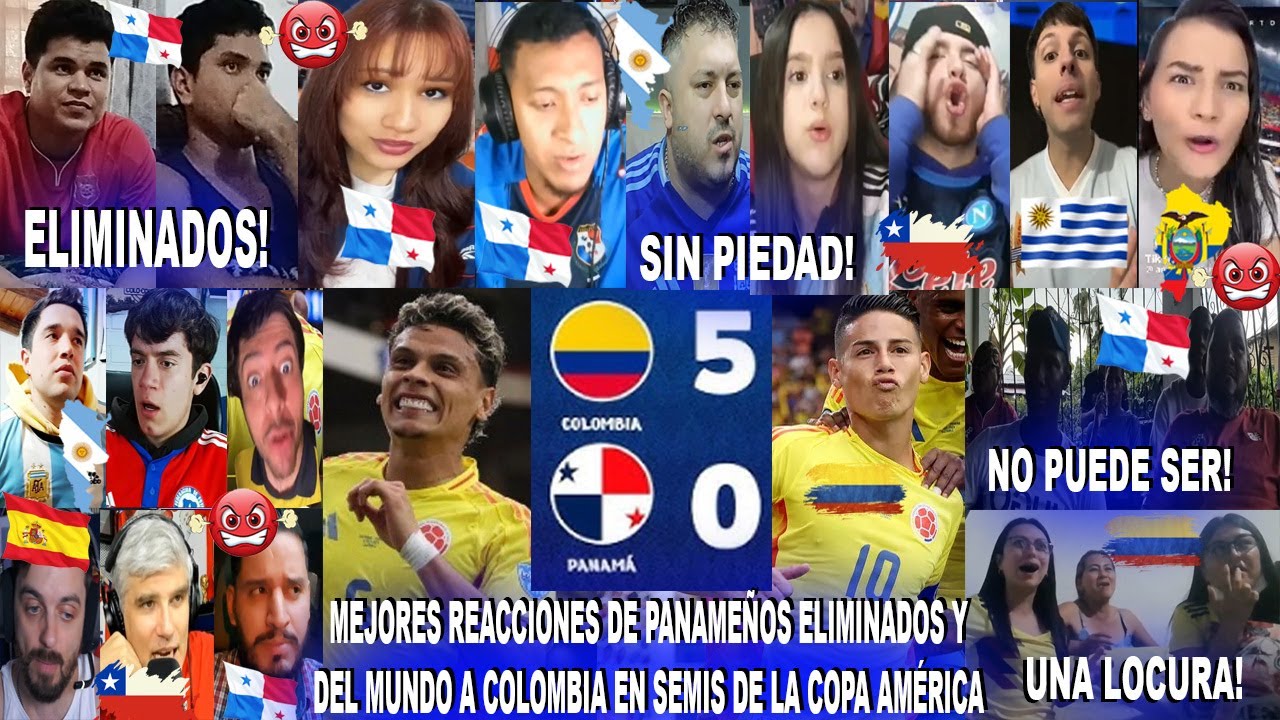 ASÍ REACCIONARON LOS PANAMEÑOS Y EL MUNDO A COLOMBIA 5-0 PANAMÁ Y SHOW DE JAMES RODRIGUEZ INVICTOS