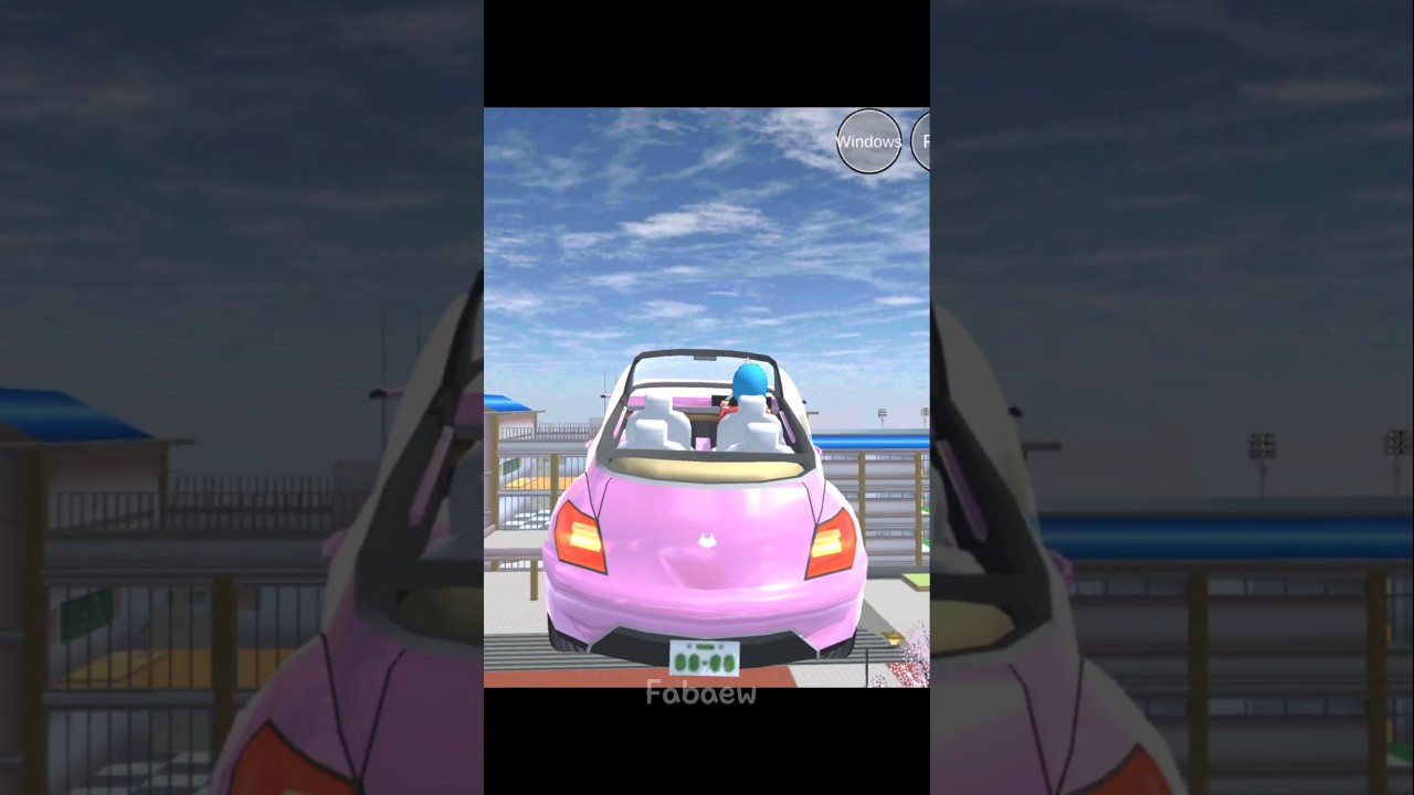 ขับรถข้ามโรงเรียน #shorts #sakuraschoolsimulator #เกมซากุระ #เกมมือถือ #fabaew