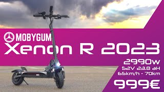 Mobygum Xenon R 2023 - 52V, 23ah près de 3000 watts avec un